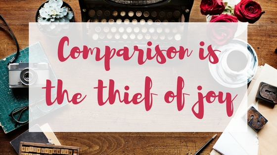Comparison is the thief of joy Lyndsey's Book Blog