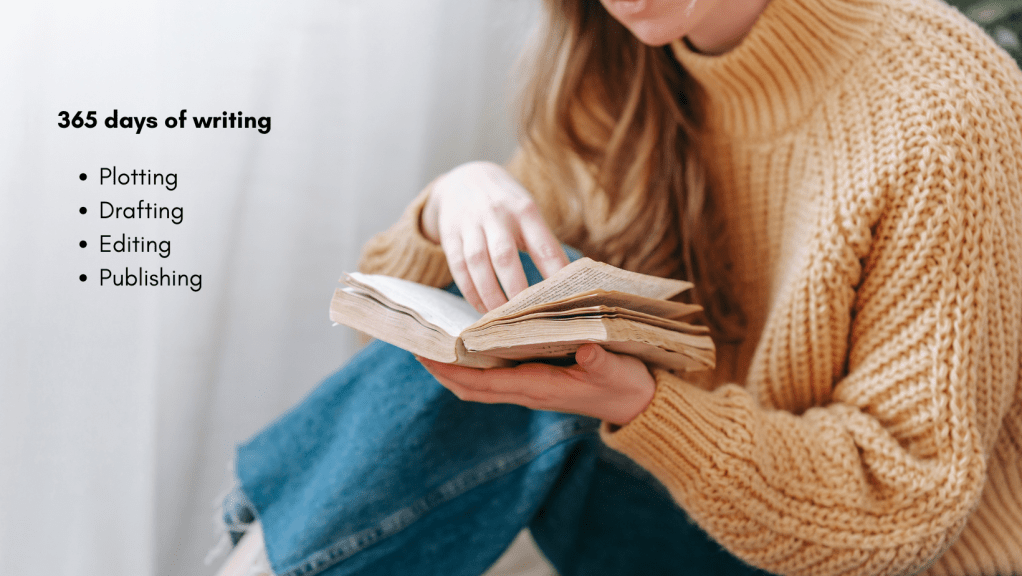 365 days of writing, plotting and editing in 2024